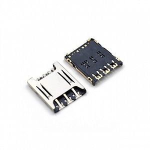 Держатель для карт SCC40Y0Z337Y, nano-SIM, push-pull, 8 pin