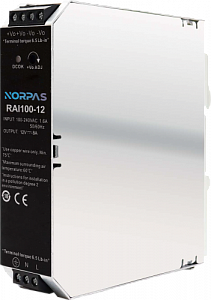 Блок питания на DIN-рейке, 8A, 12V, 96W, RAI100-12