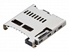 Держатель для карт SCC102014492, Micro SD card, push-push, 8 pin	