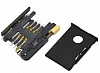Держатель для карт, SCC102154002, SIM, с автовыталкивателем, 6+2, CIXI CARDCONN