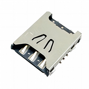 Держатель для карт, SCCZ0Y3Z5YZ3, nano-SIM, push-pull, 6 pin